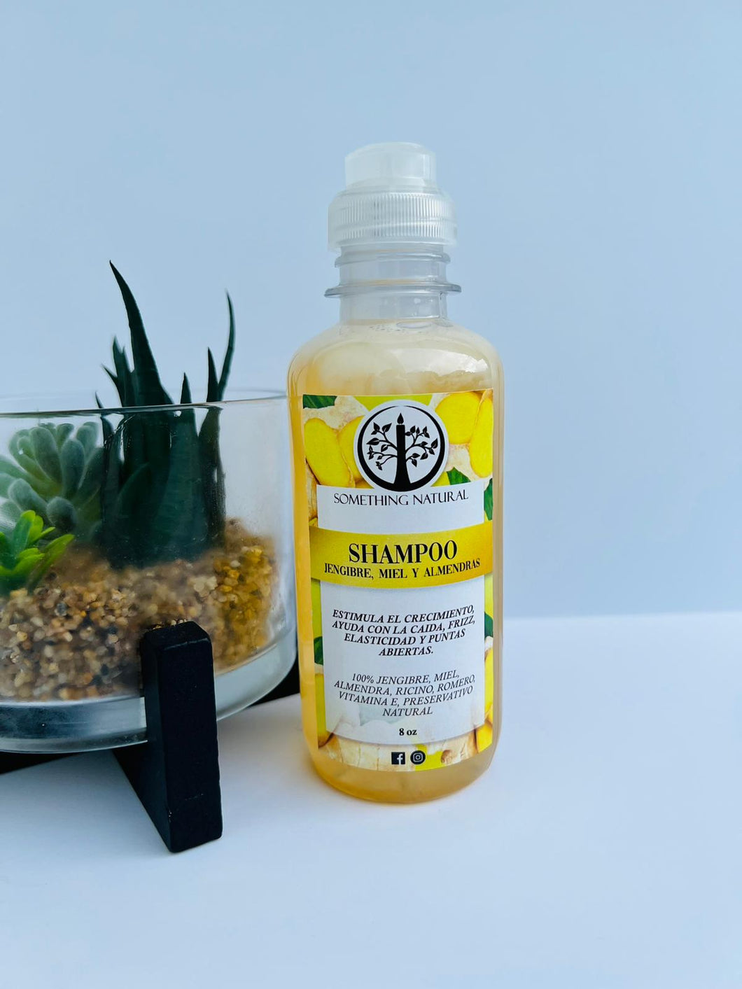 Shampoo Jengibre Miel y almendras